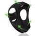 qisong Anti Snore Chin Strap for Sleep Apnea Mask - CPAP Users Snore Stopper Strap Best Stop Snoring Aids Supplies Straps Device That Work Black