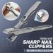 Ultra Sharp Nail Clippers Fingernail and Toenail Clippers Cutters Stainless Steel Wide Jaw Opening Anti Splash Sharp and Sturdy Easy to Use Portable Nail Trimmer Manicure Tools for Men & Women - Buy Online on GoSupps.com