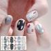 dijiusidy Nail Art Stickers Self-Adhesive Fingernail Decal with Strap Glue DIY Art Decor Full Cover Manicure Kits for Women Girls YMX196 - Buy Online on GoSupps.com