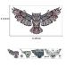 VIWIEU 3D Realistic Chest Temporary Tattoos - 5 Sheets, Large Fake Body Art Stickers for Men, Women, and Teens - Water Transfer Body Art Owls Design - Buy Online on GoSupps.com