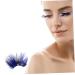 FRCOLOR Halloween Eyelashes 1 Pair Stage Makeup Eyelash Women Eyelashes Cosplay Eyelashes blue Eyelashes cosplay fake lashes Makeup Accessories fake Eyelashes for women Miss modeling set