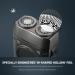 Mini Electric Shaver for Men - Kongeeker M32 Travel Shaver | Compact USB-C Rechargeable Ideal for Quick Touch-Ups & 1/2/3 Day Beard - Black - Buy Online on GoSupps.com