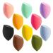 DOLOVEMK 10 Pcs/pack Sponge Makeup Brushes Puff Egg Beauty Foundation Powder (Lack)