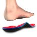 PCSsole Orthotic Arch Support Shoe Inserts Insoles for Flat Feet Feet Pain Plantar Fasciitis Insoles for Men and Women Men(9.5-10)29cm A-red