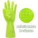 KKRAUS 3 Pairs Non-Slip Rubber Gloves Reusable Cleaning Gloves Dishwashing Gloves Kitchen Washing Up Gloves for Household (Color : Green Size : Medium) Medium Green - Buy Online on GoSupps.com