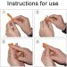 100Pcs Orange Rubber Anti-Slip Finger Cots - Disposable Protective Finger Covers for Easy Electronic Repair - Buy Online on GoSupps.com