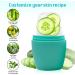 Ice Roller for Face Qewro Silicone for Tone skin Reusable Eye Puffiness Relief Ice Roller Mold for Neck Facial Roller to Remove Fine Lines Pores Anti Wrinkles (Green) - Buy Online on GoSupps.com