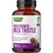 Organic Discounters High Potency Organic Milk Thistle Extract 11 250 mg Strength 120 Capsules Potent 30:1 Extract Rich in Silymarin Flavonoids Vegan Non-GMO and All-Natural