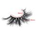 Derun 20MM 3D Long Real Mink Lashes Pack - Natural Fluffy Volume Eyelashes - Handmade Dramatic Criss-cross Lash - 5 Pairs - Buy Online on GoSupps.com