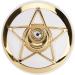Portable Pentagram Contact Lens Container with Mirror - Gold Travel Holder & Equipment Box - Buy Online on GoSupps.com