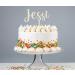Personalized Alsino Cake Topper for All Occasions - Sustainable Wood | Wedding Birthday Baptism Birth & More (LA-27) - Buy Online on GoSupps.com