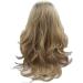 22-Inch Long Blonde Wig with Brown Roots - Synthetic Lace Front Wave Wig for a Soft Natural Look - Buy Online on GoSupps.com