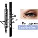 Pen Eye Liner Stencil | Black Eye Liner Liquid Pencil Eye Liners - Double-Headed Eye Liner Pen Long-Lasting Liquid Liner with Eye Makeup Stencil Cat Eye Winged Eye Liner - Buy Online on GoSupps.com