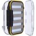 Weiyirot Portable Small Lure Box - Plastic Fishing Lures Holder with Foam Pad - Black Zigzag Design - Buy Online on GoSupps.com