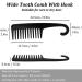 2PCS Wide Tooth Shower Combs for Wet Curly Hair - Premium Detangler Comb for Thick Long Hair - Conair Women's Styling Tool - Buy Online on GoSupps.com