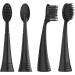 2022 Upgraded Burst Toothbrush Heads, Charcoal Bristles, 8 Count with Covers - Black - Buy Online on GoSupps.com