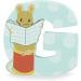 Peter Rabbit Wooden Letter G by Orange Tree Toys - Personalized Baby Name Toy Box Decor - Alphabet Animal Nursery Decoration - Buy Online on GoSupps.com