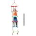RedSwing 6.6 Ft Rope Ladder for Kids, Climbing Ladder for Swing Set, Hanging Rope Ladder with 1 Strap, Great for Play Set, Outdoor, Tree House, Playground, Ninja Slackline Multi Color