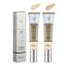CC Cream Sunscreen Foundation SPF 50 for Face, Skin Tone Adjustment, Full Coverage Concealer Cream, Lightening Face Moisturizer, Long Lasting and Lightweight