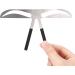 ANKROYU 4 Types Eyebrow Ruler Stainless Steel Eyebrow Measure Balance Extension Ruler Eyebrow Measurement Ruler Eyebrow Shape Stencil for All Face Shapes(B) - Buy Online on GoSupps.com
