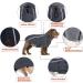 Slowton Winter Coat for Dogs - Waterproof Windproof Fleece Jacket with Turtleneck Scarf | Warm Gray Puppy Vest (S) - Shop Internationally! - Buy Online on GoSupps.com
