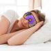 Purple Flower Sleep Mask - Adjustable Breathable & Fashionable Eye Mask for Ultimate Comfort | International Shipping Available - Buy Online on GoSupps.com