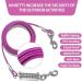 Mi Metty 50ft Dog Cable Leash - Kausproof & Absorbent Spring for Training Camping & Farm Use - Durable Purple 15m Dog Training Line - Buy Online on GoSupps.com