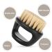 Premium Beard Brush for Men - 3 Styles | Black Handle & White Bristles | Ultimate Beard Care Solution - Buy Online on GoSupps.com