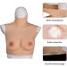 Knobco Hoher Collar Half-Length Realistic Silicone Fake Breasts for Enhanced Curves | International Shipping Available - Buy Online on GoSupps.com