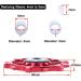 Saite 12T Rear Derailleur Pulley - Aluminum Alloy Jockey Wheel with Ceramic Guide - for Road, Mountain, MTB, BMX - Buy Online on GoSupps.com