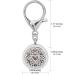 SHIDOW Essential Oil Diffuser Keychain - Aromatherapy Heart Pattern Key Ring for Women | Perfect Birthday & Valentine's Day Gifts - 3 Set Silver - Buy Online on GoSupps.com