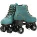 High Top Suede Roller Skates for Women & Men | Light Up Wheels | Blue | Size 39 - Buy Online on GoSupps.com