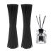 Omiga 200 pieces of room fragrance rattan sticks for room fragrance natural fibers diffuser sticks for home office replacement for aroma fragrance fragrance oil diffusers (black)