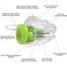 MSA SoundOut Ear Plugs for Sleeping | Reusable Comfortable Side Sleeper Ear Plugs | Noise Reduction & Snoring Relief | Hypoallergenic with Acoustic Filters & Travel Case - Buy Online on GoSupps.com