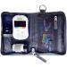 Sugar Medical Glucose Meter Testing Case - Diabetes Supply Organizer for Meter, Strips, Device, Lancets (Flower) - Buy Online on GoSupps.com