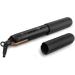 Grundig Naturashine HS 7030 Hair Smoothing Flat Iron & Hairstyler - Ionic Ceramic Plates 130 C to 230 C Hair Protection Mode - Black/Rose Gold - Buy Online on GoSupps.com