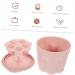 SOESFOUFU 1set Makeup Brush Cleaning Bowl Brush Cleaner Kit Makeup Brush Cleaner Makeup Cleaner Portable Brush Cleaning Tool Beauty Kit Scrubber Brush Clean Cushion Cleaning Box Pp Cosmetic 8.5X8X6.8CM Pink - Buy Online on GoSupps.com