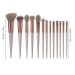 Shop SooChat 13Pcs Professional Makeup Brush Set - Foundation Eyeshadow & More | Champagne Gold | International Shipping - Buy Online on GoSupps.com
