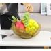 Fruit Basket Fruit Bowl Metal Wire Woven Fruit Storage Bowl Basket for Kitchen Large Mesh Fruit Stand for Pineapple Kitchen Organizers and Storage (Color : A Size : 12 * 25cm) - Buy Online on GoSupps.com