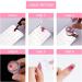 2PCS Nail Art Stamping Tools - Crystal Silicone Head & Scraper for DIY Manicure | Nail Art Accessories for Professional Results - Buy Online on GoSupps.com