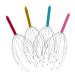 Artibetter 2pcs Head Massager Spider Head Massage Claw Scalp Massager with 6 Claw Massage Tool (Random Color)
