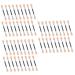 Hemoton 150 Pcs Brush Eyeshadow Beauty Sponges Tipped Oval Makeup Tool Eyeliner