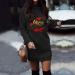 Shop Hanxiulin Women's Christmas Dress - Sexy Hooded Sweater Dress & Oversized Long Sleeve Party Clothes - Buy Online on GoSupps.com