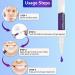 Tooth Whitening Pen Set - 3 Fast & Effective Bleaching Applications Remove Stains & Lighten Teeth - Purple & Blue Options Available - Buy Online on GoSupps.com