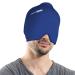 Comfitech Silk Eyes Mask Bag, Yoga & Stress Relief for Sinus Headache, Migraine Relief Cap for Puffy Eyes & Dark Circle & Pain Relief (Navy)