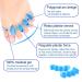Alivonao Gel Toe Separators & Straighteners for Bunions, Hammer Toes - Universal Size (2 Pair) - Buy Online on GoSupps.com
