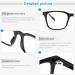 Cyxus Anti-Blue Light Glasses - Prescription-Free Blue Light Filter Glasses for Laptops Smartphones & Tablets - Model 8183 Black - Buy Online on GoSupps.com