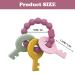 ERSIHUA Silicone Teething Toys for Babies - Keys Design Baby Wrist Teething Toys - Cute Car Seat Toy, Baby Shower Gift - Food-Grade Silicone, BPA Free (Red) - Buy Online on GoSupps.com
