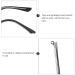 Buy Healvian Schnapps Glass Sunglasses - Universal Metal Replacement Bracket Set for DIY Repair Black Frame Arms - Buy Online on GoSupps.com