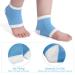 Moisturizing Cracked Heel Socks - Gel Spa Pedicure Foot Care Open Toe Heel Protectors (Blue) - Shop Now! - Buy Online on GoSupps.com